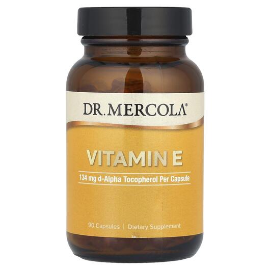 Основне фото товара Dr. Mercola, Vitamin E, Вітамін E, 90 капсул