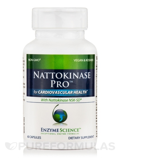 Основне фото товара Enzyme Science, Nattokinase Pro, Наттокіназа, 60 капсул