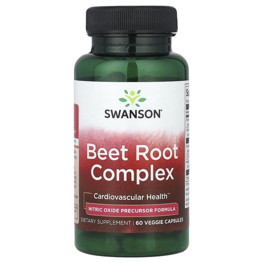 Основне фото товара Swanson, Beet Root Complex, Червоний буряк, 60 капсул