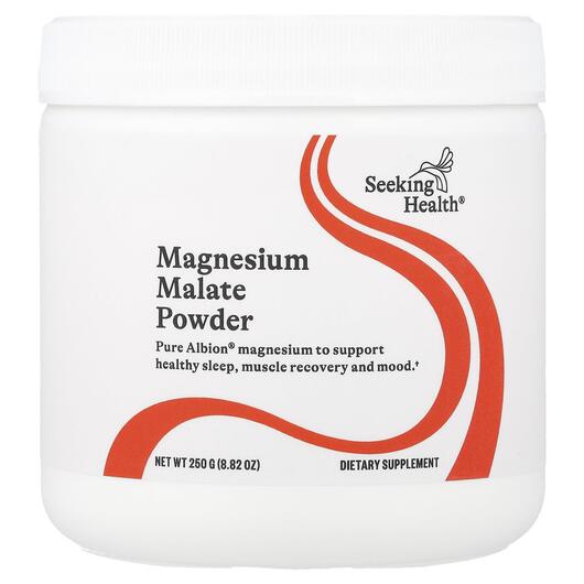 Основне фото товара Seeking Health, Magnesium Malate Powder, Магній Малат, 250 г