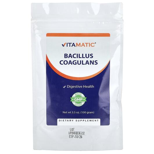 Основное фото товара Vitamatic, Лактобактерии, Bacillus Coagulans, 100 г