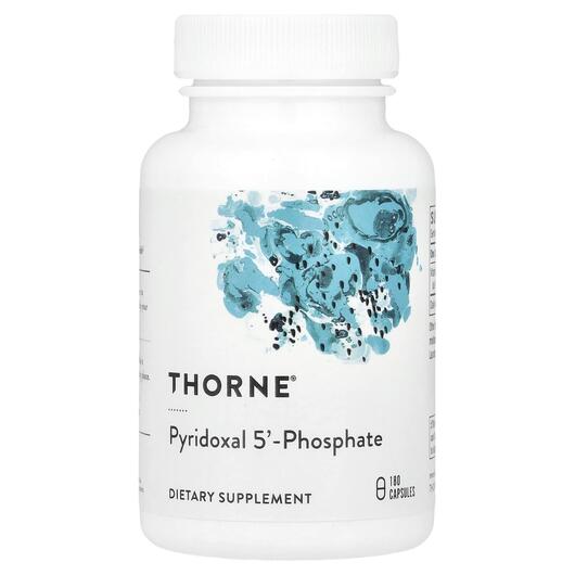 Основне фото товара Thorne, Pyridoxal 5'-Phosphate, Пиридоксаль 5 Фосфат, 180 ка