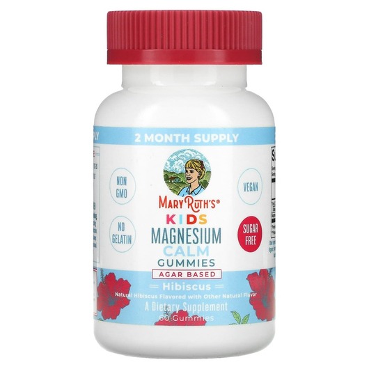 Основне фото товара MaryRuth's, Kids Magnesium Calm Gummies, Магній, 60 таблеток