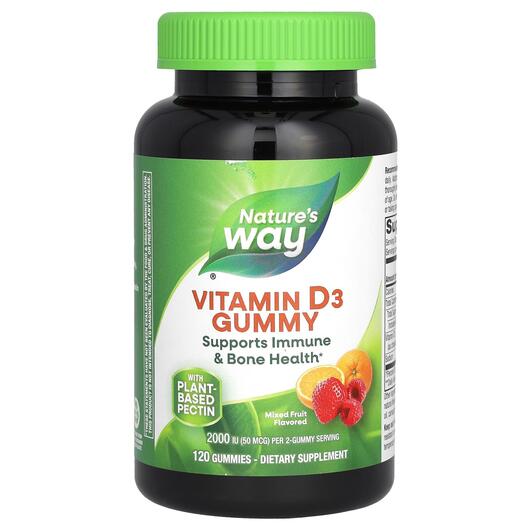Основне фото товара Vitamin D3 Gummies Mixed, Вітамін D3 Холекальциферол, 120 таблето