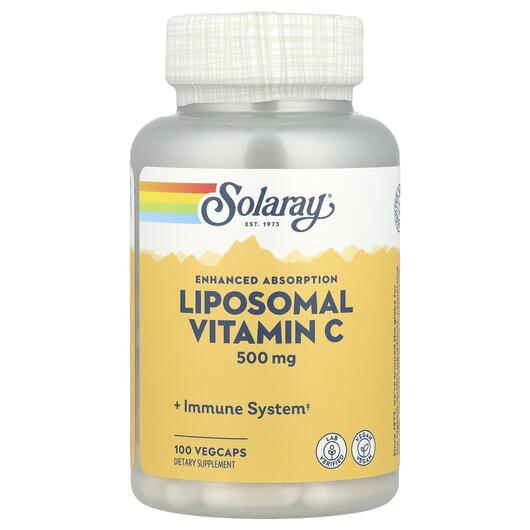 Основне фото товара Liposomal Vitamin C 500, Ліпосомальний Вітамін C 500 мг, 100 капс