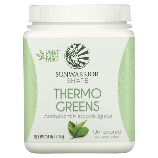 Основне фото товара Sunwarrior, Shape Thermo Greens Unflavored, Антиоксиданти, 210 г