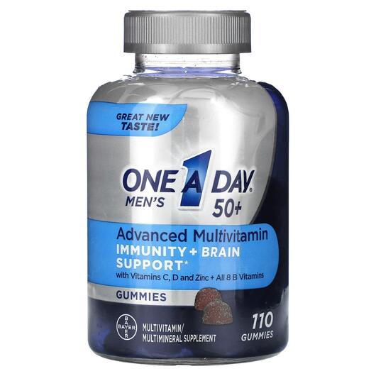 Основне фото товара Men's 50+ Advanced Multivitamin, Мультивітаміни, 110 таблето