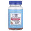 Фото товару Biotin Gummies Strawberry 10000 mcg, Вітамін B7 Біотин, 120 табле