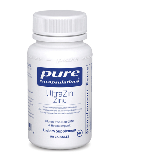 Основне фото товара Pure Encapsulations, UltraZin Zinc, Цинк, 90 капсул