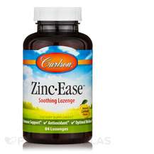 Zinc-Ease Natural Lemon Flavor Цинк Цитрат Carlson