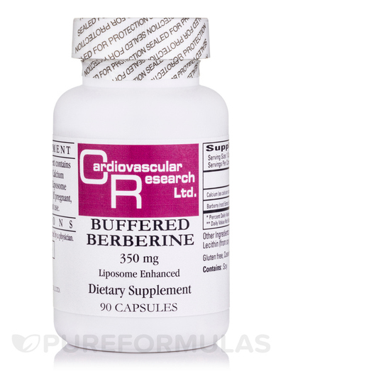 Основне фото товара Buffered Berberine 350 mg, Берберин, 90 капсул