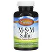 Carlson, MSM Sulfur 1000 mg, Метилсульфонілметан МСМ, 90 капсул