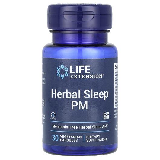 Основне фото товара Herbal Sleep PM, Підтримка здорового сну, 30 капсул
