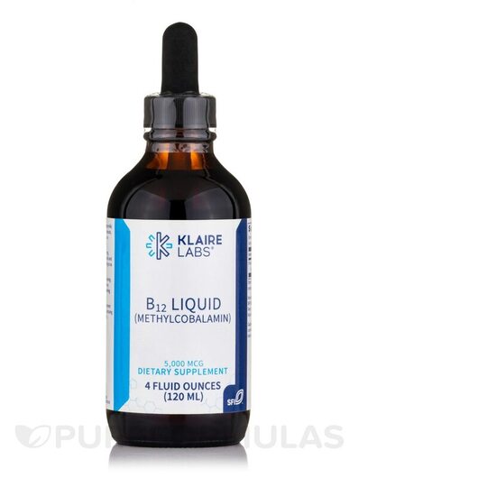 Основне фото товара B12 Liquid Methylcobalamin 5000 mcg, Метилкобаламін B12, 120 мл