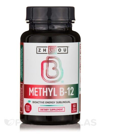 Основне фото товара Methyl B12 5000 mcg Natural, Метилкобаламін B12, 60 Micro Lozenge