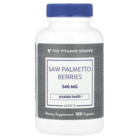 Основне фото товара Men's Saw Palmetto Berries 540 mg, Со Пальметто, 100 капсул