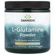 Фото товару Swanson, L-Glutamine Powder 5 g, L-Глутамін, 340 г