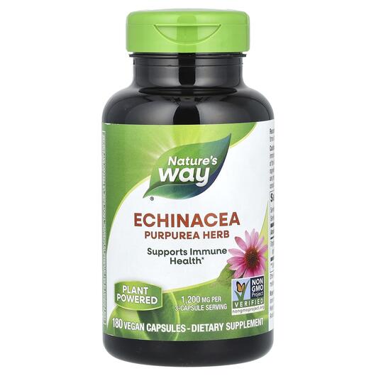 Основне фото товара Echinacea Purpurea, Ехінацея пурпурова 400 мг, 180 капсул
