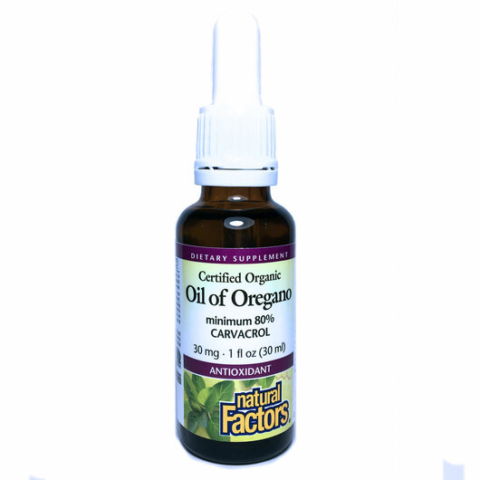 Основне фото товара Organic Oil of Oregano, Органічна олія орегано, 30 мл