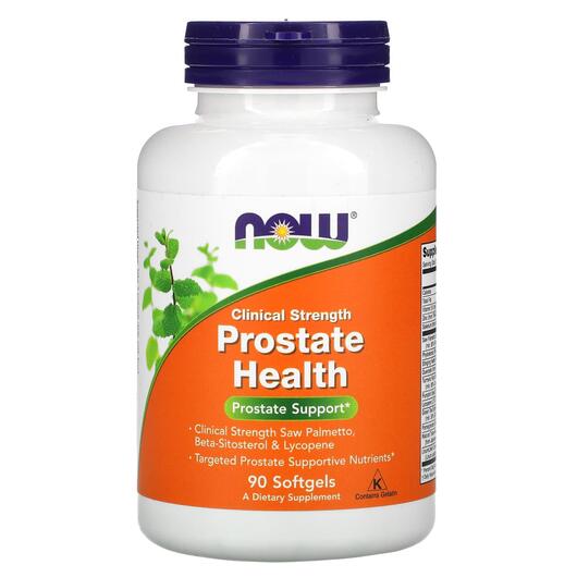 Основне фото товара NOW, Prostate Health, Підтримка простати, 90 капсул