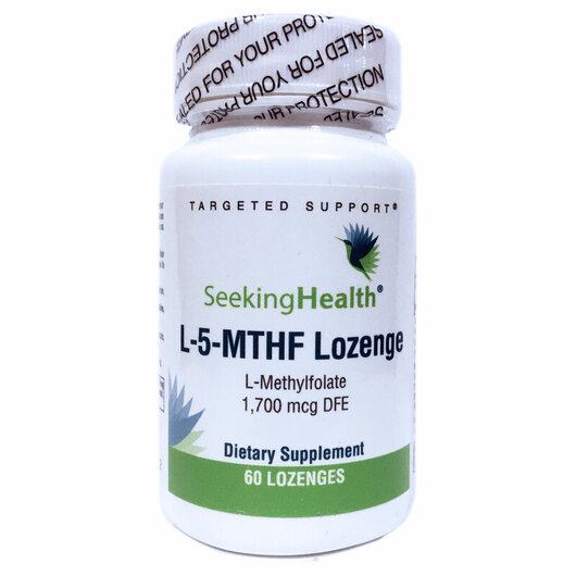 Основне фото товара Seeking Health, L-5-MTHF Lozenge, Метилфолат, 60 льодяників