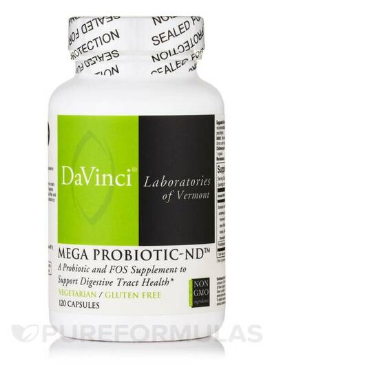 Основне фото товара DaVinci Laboratories, Mega Probiotic-ND, Пробіотики, 120 капсул