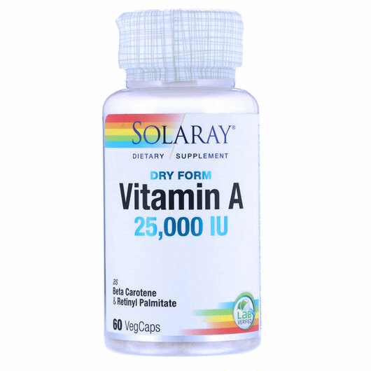 Основне фото товара Dry Form Vitamin A 25000 IU, Сухий Вітамін А, 25000 МО капсул