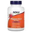 Фото товару NOW, Vitamin K-2 100 mcg, Вітамін К-2 100 мкг, 250 капсул