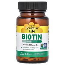 Вітамін B7 Біотин Biotin 1000 mcg Country Life