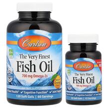 The Very Finest Fish Oil Рыбий жир Омега-3 700 мг +
