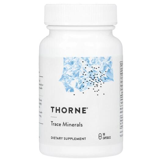 Основне фото товара Thorne, Trace Minerals 90, Мікроелементи, 90 капсул