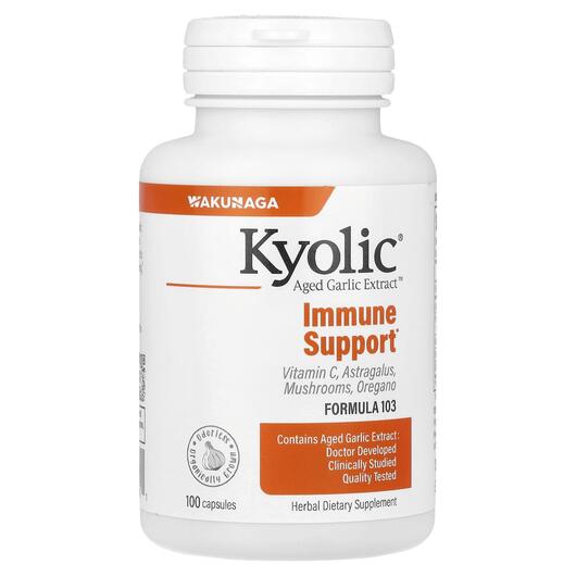 Основне фото товара Kyolic, Immune Support, Підтримка імунітету, 100 капсул