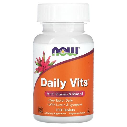 Основне фото товара DailyVits Multivitamin & Mineral, Мультивітаміни, 100 таблето