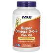 NOW, Super Omega 3-6-9, Супер Омега 3-6-9 1200 мг, 180 капсул