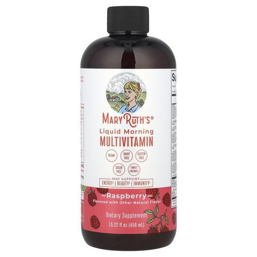 Основне фото товара Liquid Morning Multivitamin Raspberry, Мультивітаміни, 450 мл
