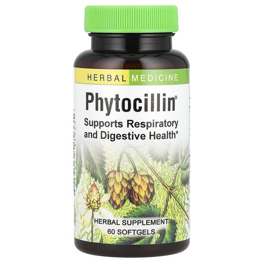 Основне фото товара Herbs Etc., Phytocillin, Підтримка імунітету, 60 капсул