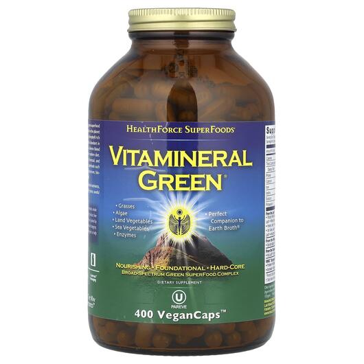 Основне фото товара Vitamineral Green Version 5.5, Мінеральні добавки, 400 капсул