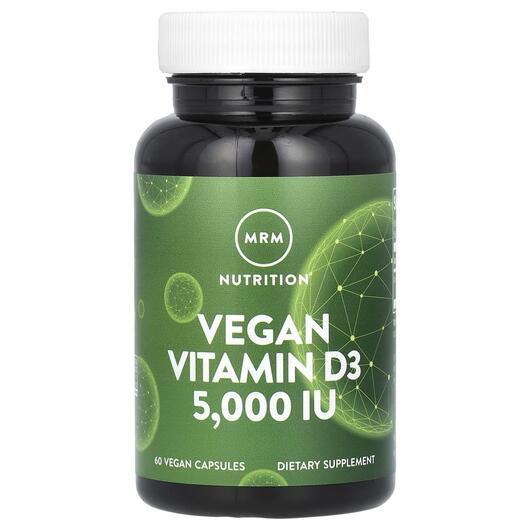 Основне фото товара Vegan Vitamin D3 5000 IU, Веганський Вітамін D3 5000 МО, 60 капсу