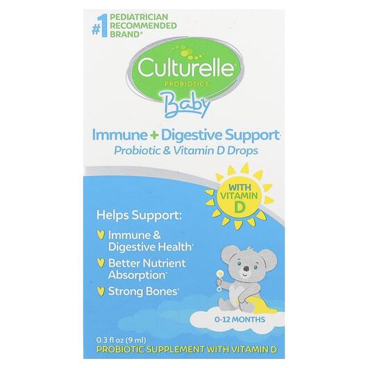 Основне фото товара Probiotics Baby Grow + Thrive, Пробіотики для дітей, 9 мл