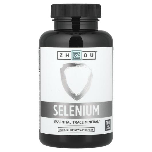 Основне фото товара Zhou Nutrition, Selenium 200 mcg, Селен, 100 капсул