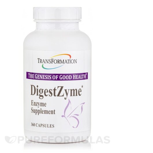 Основне фото товара Transformation Enzymes, DigestZyme, Ферменти, 360 капсул