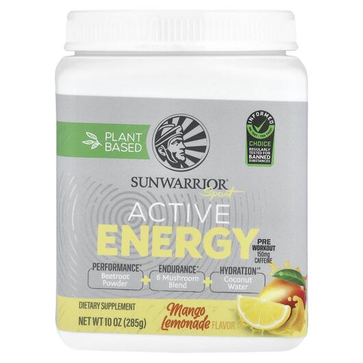 Основне фото товара Sport Active Energy Preworkout Mango, Передтренувальний комплекс,