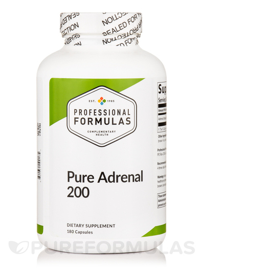 Основне фото товара Pure Adrenal 200, Підтримка наднирників, 180 капсул