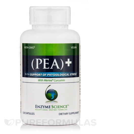 Основне фото товара Enzyme Science, PEA+, ПЕА, 120 капсул
