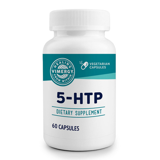 Основне фото товара Vimergy, 5-HTP, 5-гідрокситриптофан, 60 капсул