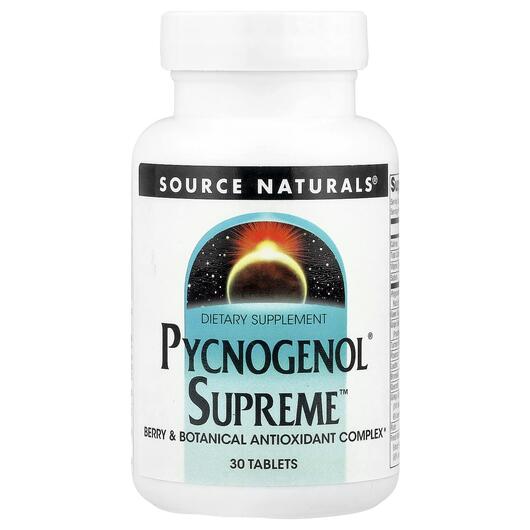 Основне фото товара Pycnogenol Supreme 30, Пікногенол Вищий, 30 таблеток
