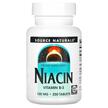 Фото товару Source Naturals, Niacin 100 mg 250, Ніацин 100 мл, 250 таблеток