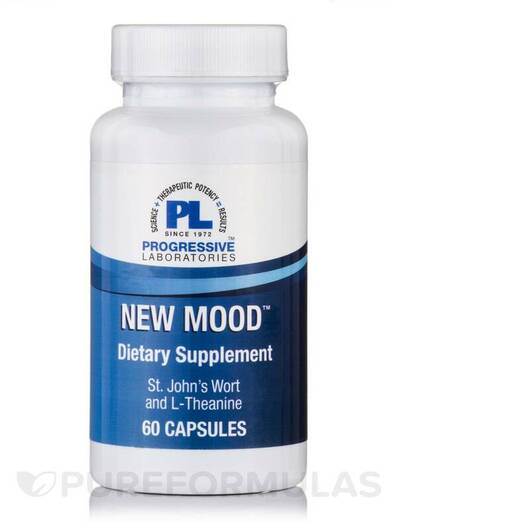 Основне фото товара Progressive Labs, New Mood, Підтримка стресу, 60 капсул
