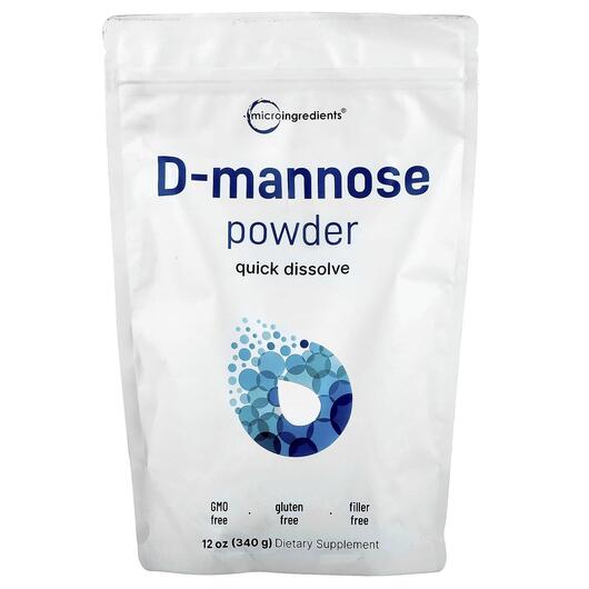 Основне фото товара Micro Ingredients, D-Mannose Powder, Д-манноза, 340 г