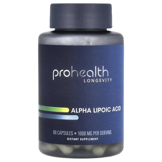 Основне фото товара Alpha Lipoic Acid 1000 mg, Альфа-ліпоєва, 60 капсул